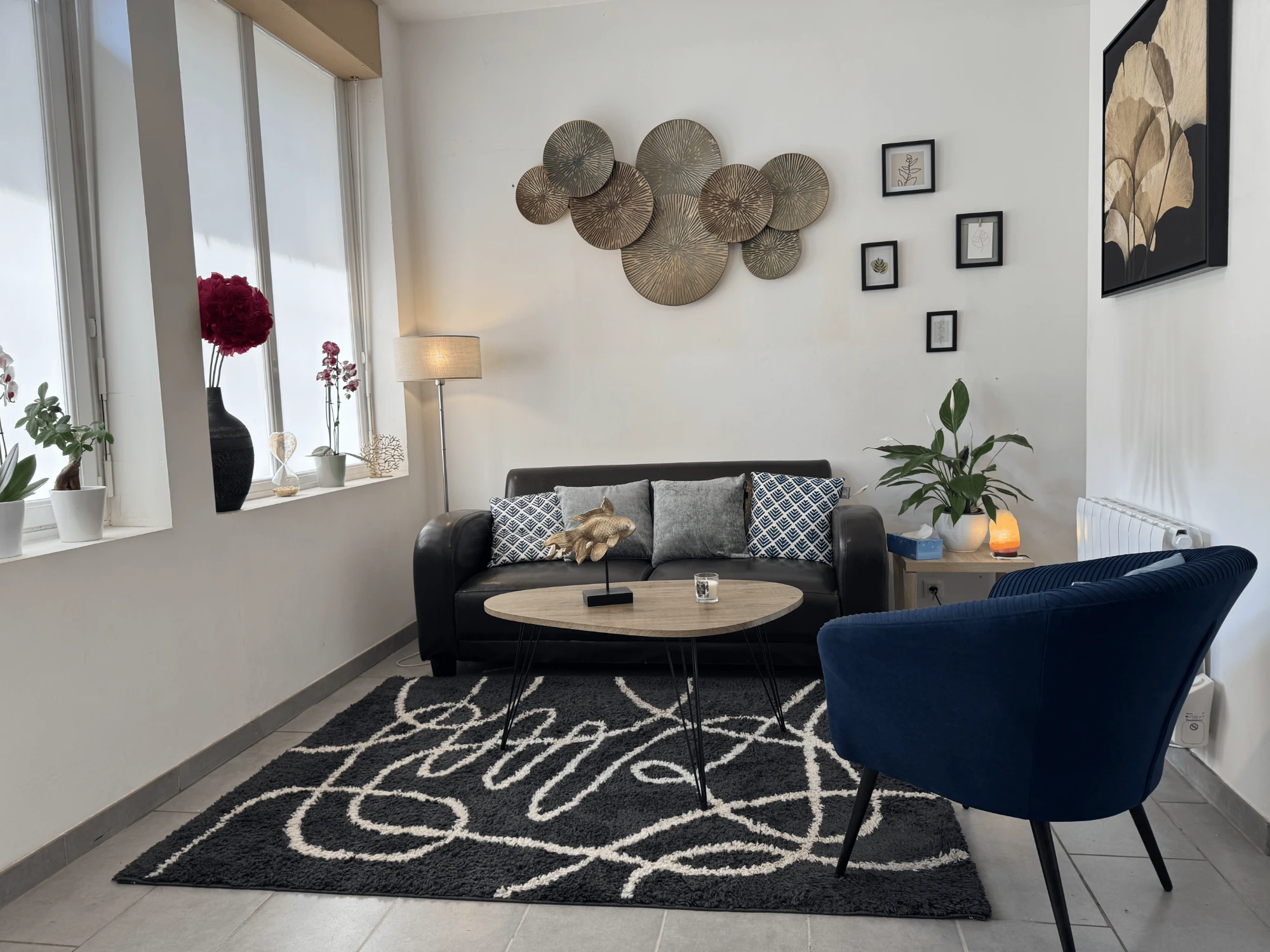 Bureau d'accueil du cabinet d'Isabelle Lhomme